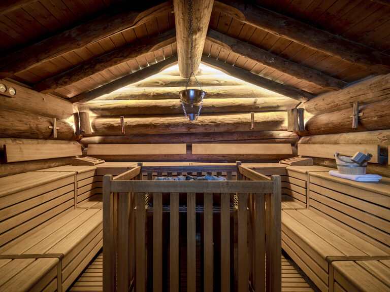 Bayerwald-Blockbohlen-Sauna