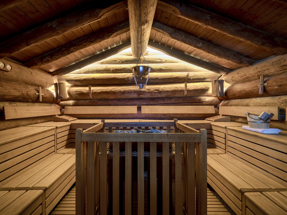 Bayerald-Blockbohlen-Sauna