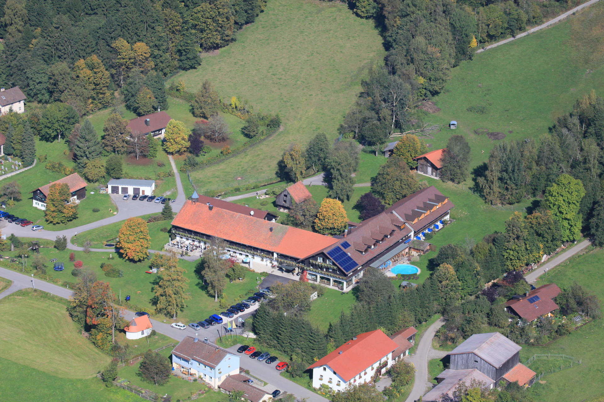 Das Hotel Gut Schmelmerhof Rettenbach Sankt Englmar Bayerischer Wald Wellnesshotel in Bayern