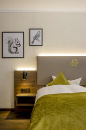 Juniorsuite Loderwinkl im Gut Schmelmerhof in St. Englmar.